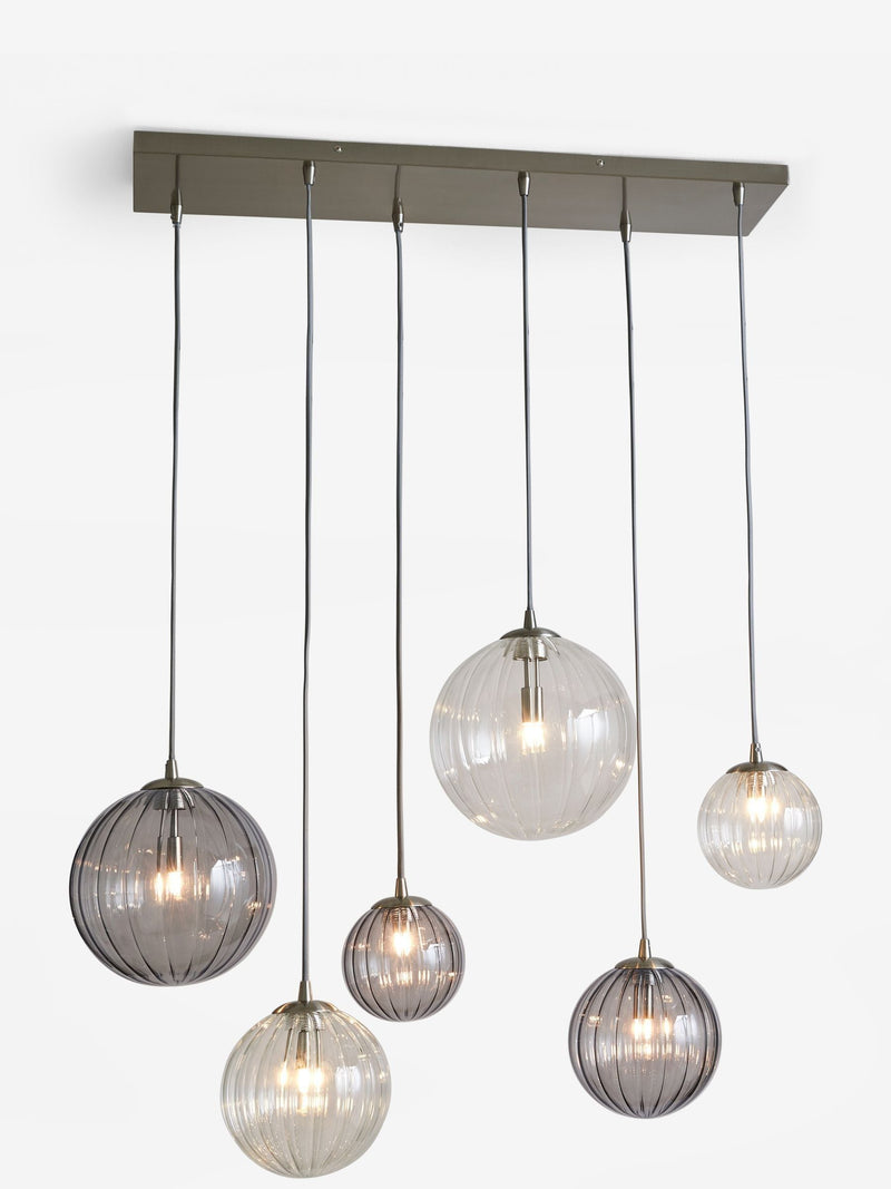 Ashcroft clear linear medium glass shade, UK version