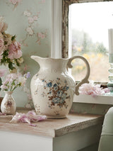 Next Shabby Chic by Rachel Ashwell White Ceramic Jug Vase 22.5cm- Buy online at McGrocer