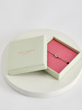 Ted Baker crystal drawstring bracelet rose gold tone 21cm (British brand)