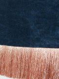 Oliver Bonas dark blue Ero velvet pendant lampshade (British brand)