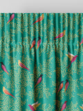 Sara Miller Green Birds made to measure curtains - British product