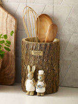 Next Bertie Bear and Rosie Rabbit Utensil Pot Woodland Kitchen Finish Kitchen Organiser 17.5cm- Buy online at McGrocer