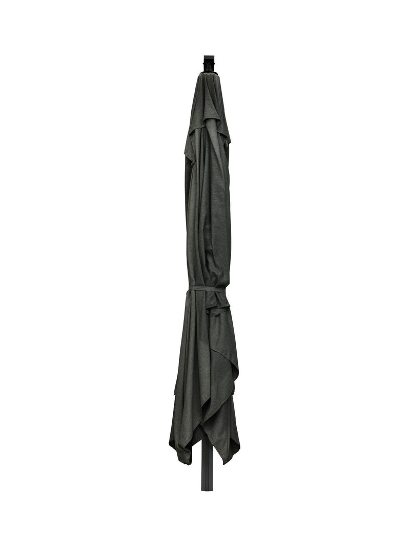 Pacific garden parasol 4mx3m faded black, imported from the UK