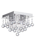 BHS Orlando bathroom square flush ceiling light, UK version