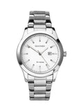 Sekonda silver tone classic watch stainless steel bracelet (British brand)