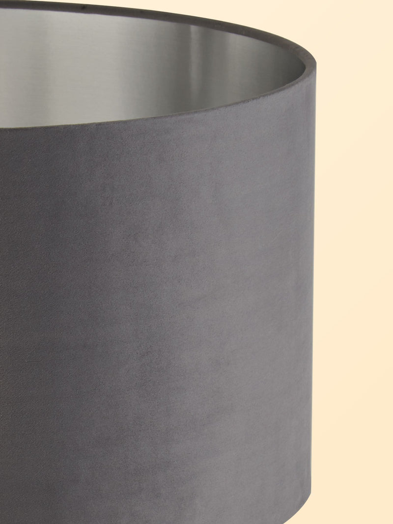 Searchlight Josie grey velvet ceiling light 50cm, UK version
