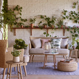John Lewis natural jute pouffe 60cm, UK version