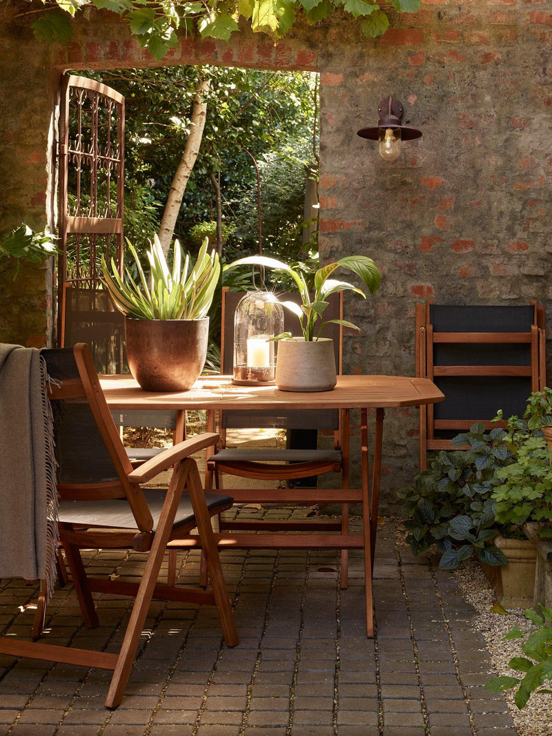 Nordlux outdoor wall light in copper, UK version