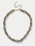 Per Una beaded twist necklace 430mm, UK version