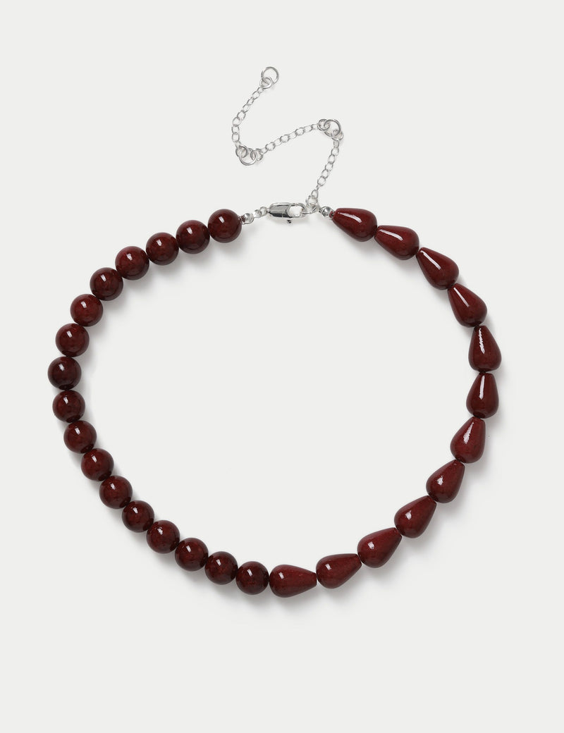 Autograph mixed natural stone necklace (British brand)