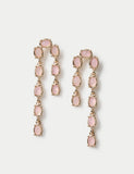 Natural Stone Skinny Drop Earrings (British brand)