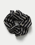 Mono-Streifen-Scrunchie synthetisches Haar-Accessoire, importiert aus Großbritannien