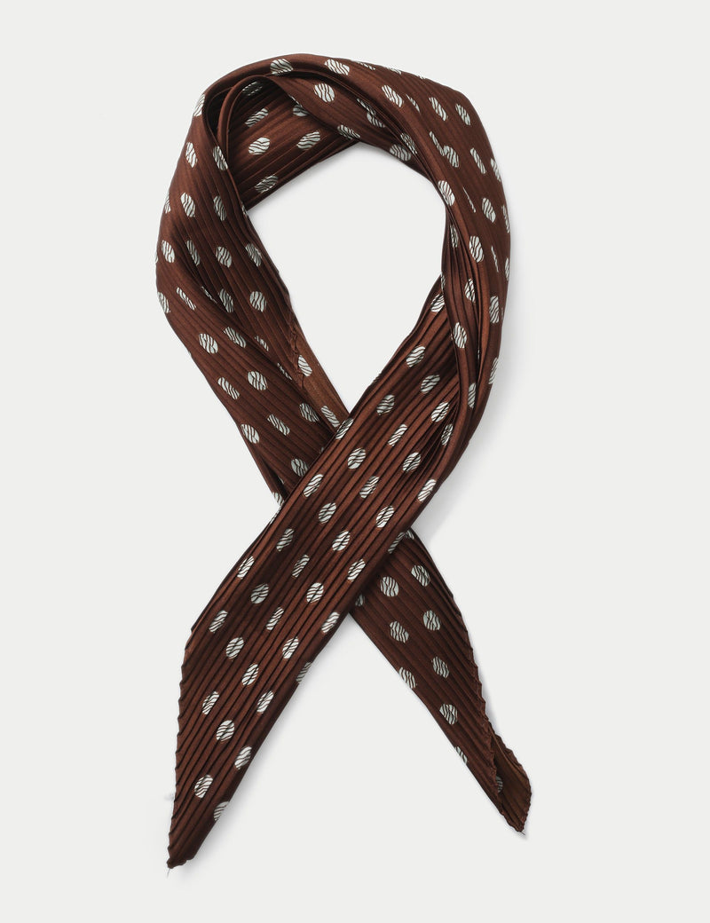 TP Plisse Polka Dot scarf (British brand)