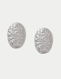 M&S oversized textured stud earrings 50mm, UK version