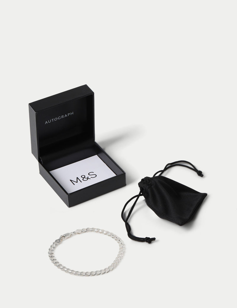 Autograph sterling curb bracelet, UK version