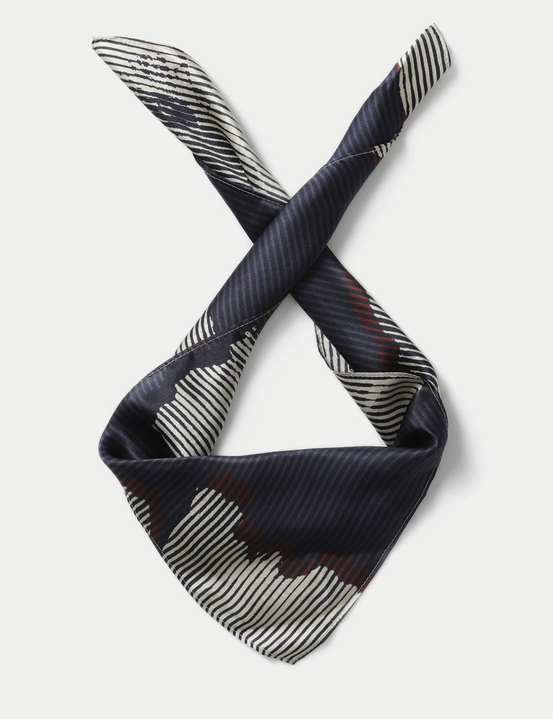 Auto floral silk scarf (British brand)