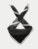 Auto silk stripe scarf from the Autograph collection, British brand
