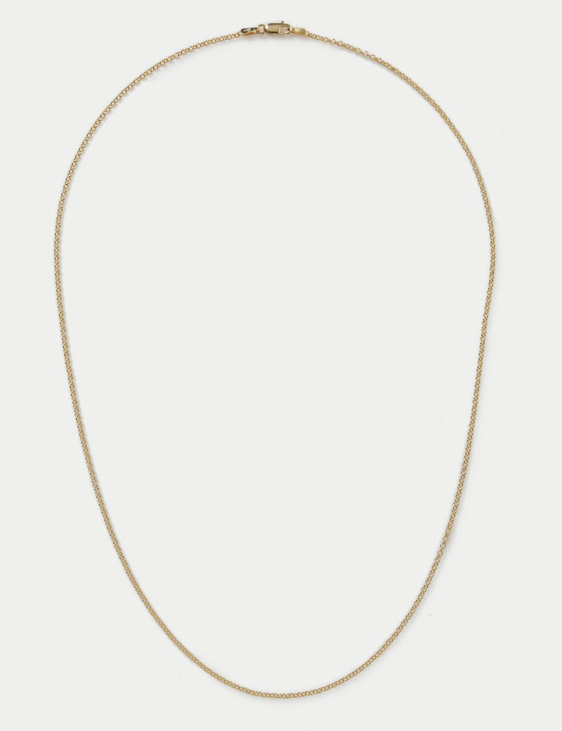 Autograph gold plated sterling silver curb chain necklace - British product