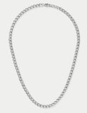 Stainless steel curb chain necklace jewelry (British brand)