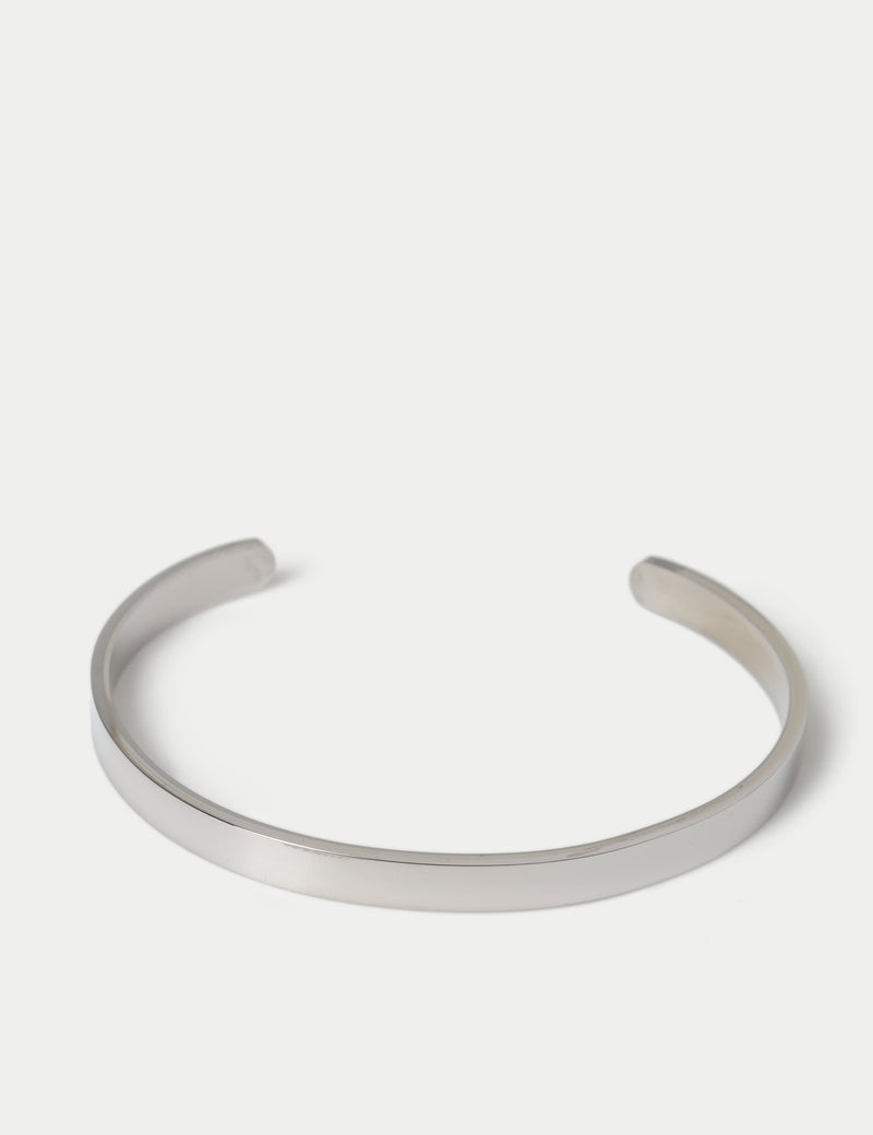 Stainless steel thin cuff bracelet, imported from the UK