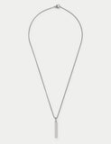 Autograph stainless steel long pendant necklace, UK version