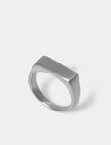Auto stainless steel brushed squared ring, imported from the UK
