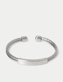Autograph stainless steel mesh cuff bracelet - British product