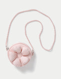 Occasion pink satin flower bag 350mm - British product