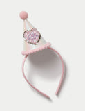 M&S birthday pom hat headband - British product