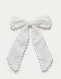 Back to School Scallop Bow hair accessory (British brand)