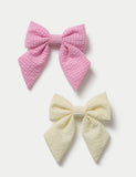 Yellow and Pink Mini Bows hair accessory, UK version