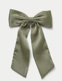 OG green large hair bow - British product