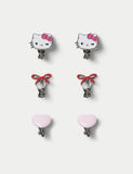 Hello Kitty clip on earring set with clip-on design (British brand)