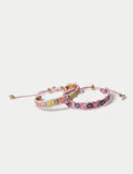 M&S hair accessories beaded edge wristwear 2 pack (British brand)