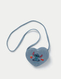 Lilo and Stitch novelty denim heart bag, imported from the UK
