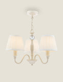 Laura Ashley Ellis pendant light 30cm with fabric shades, UK version