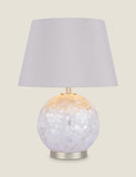 Laura Ashley Mathern table lamp mother of pearl 43cm, imported from the UK