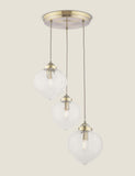 Laura Ashley Whitham multi-light cluster pendant light, imported from the UK