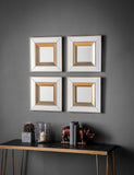 Gallery Direct Phantom square wall mirrors 36cm set of 4, imported from the UK