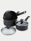 Prestige non-stick saucepan set of 3 (British brand)