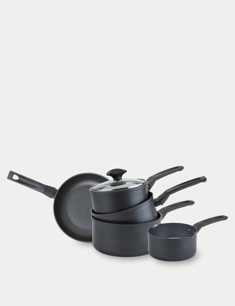 5-piece non stick pan set, imported from the UK