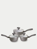 Prestige Earth Pan non-stick saucepan set of 3 - British product