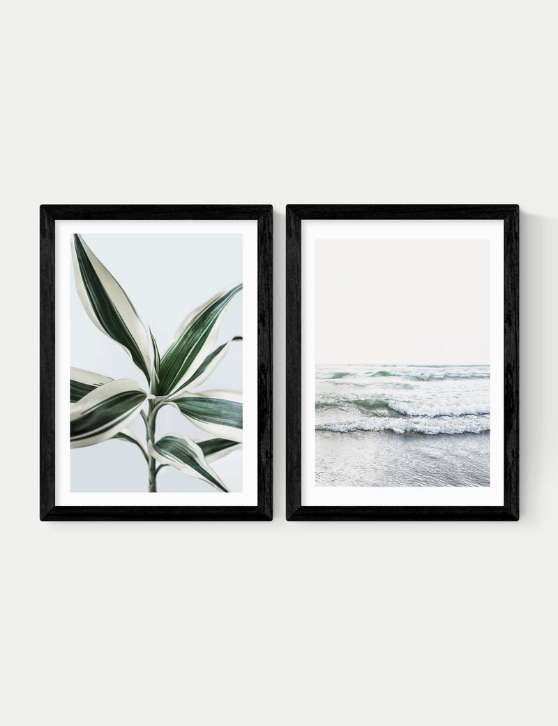 East End Prints Botanical Beach Twin Set Framed Art - British product