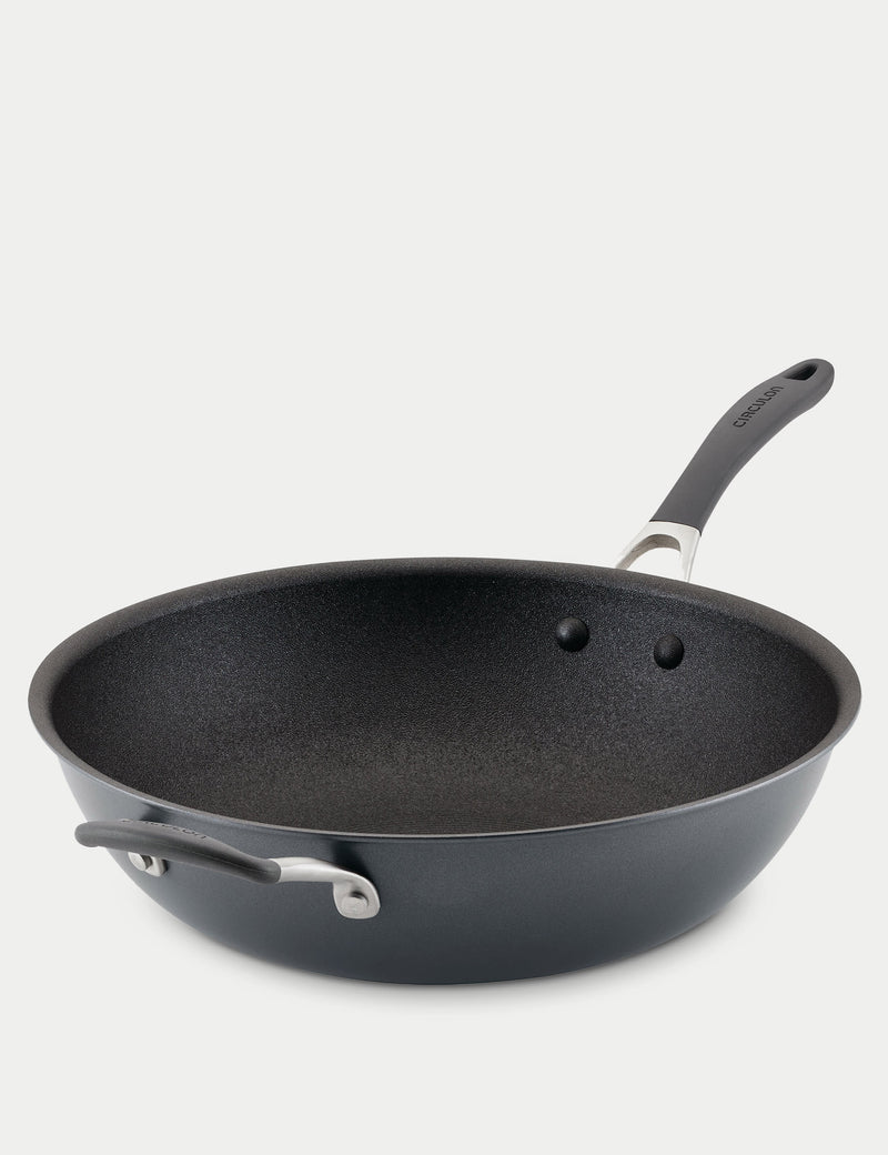 Scratch Defense 34cm non stick wok pan, UK version