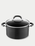 Total induction stockpot with lid 24cm 5.7L (British brand)
