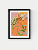East End Prints Flourish framed wall art - British product