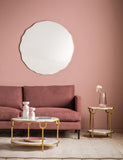 Gallery Direct Carano extra large round wall mirror, UK version