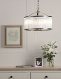 Laura Ashley Sutton 3-light pendant light 38cm (British brand)