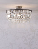 Laura Ashley Rhosill crystal semi flush ceiling light (British brand)
