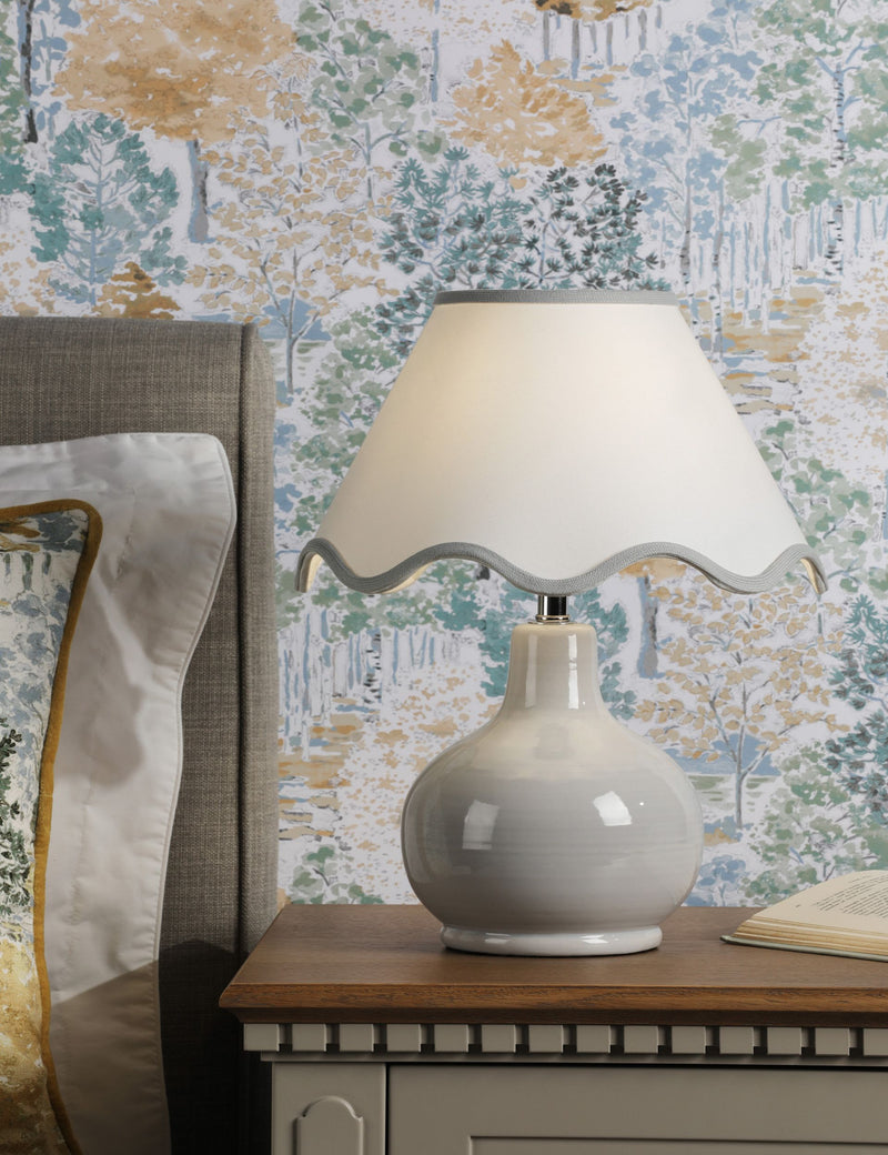 Laura Ashley Bramhope table lamp ceramic base UK version